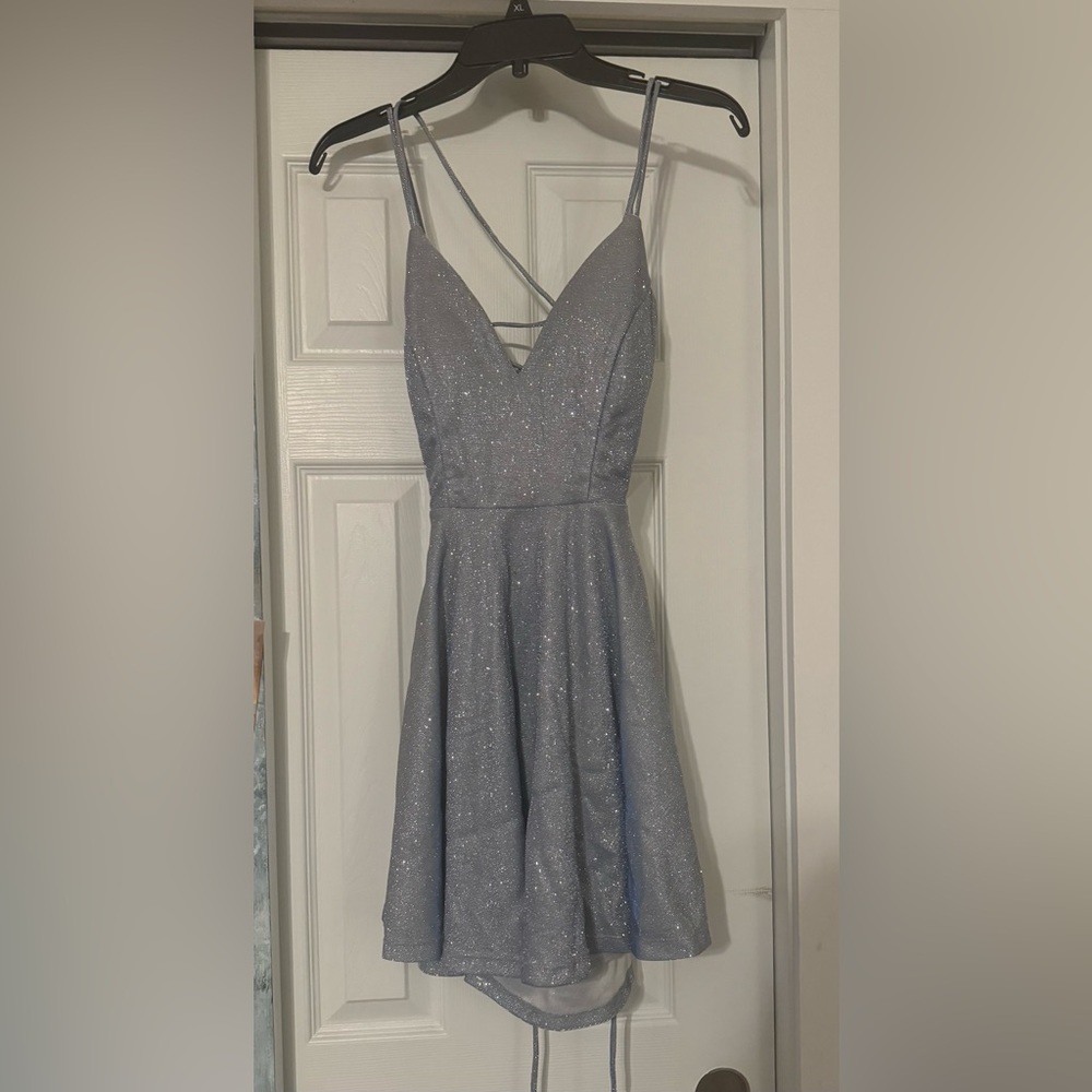 Windsor blue sparkle dress